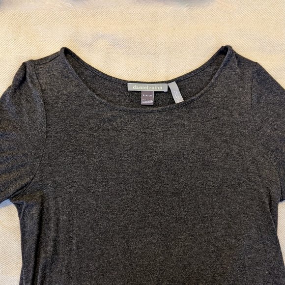 Daniel Rainn Bell Sleeves Maternity Shirt -- Made for A Pea in the Pod (Gray) - Picture 3 of 10